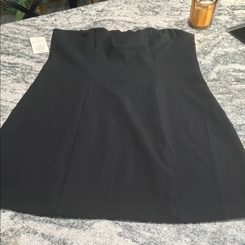a new day Black Strapless Dress